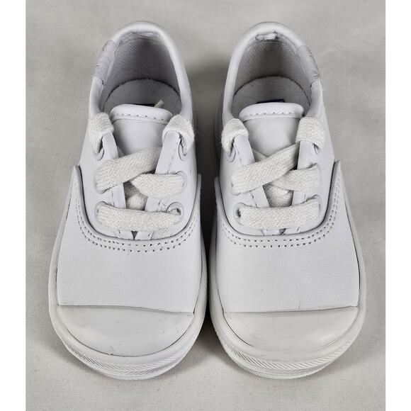KEDS TODDLER CHAMPION TOE CAP WHITE MEMORY FOAM SNEAKER SHOES SIZE 4 - Picture 2 of 7